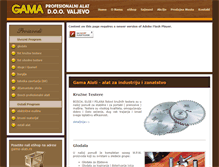 Tablet Screenshot of gama-alati.com